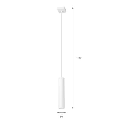 Brilagi - Viseča svetilka na kablu CRISPINA 1xGU10/10W/230V bela