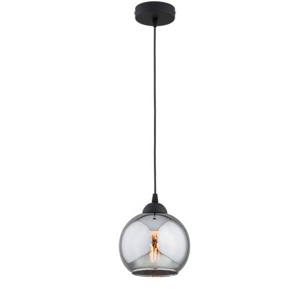 Brilagi - Viseča svetilka na kablu DIOR 1xE27/60W/230V črna/dimno siva