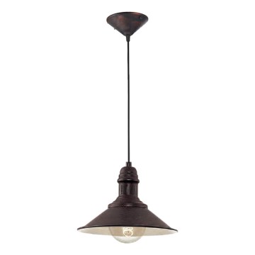 Brilagi - Viseča svetilka na kablu FORGE, 1xE27/60W/230V, premer 22 cm, črna