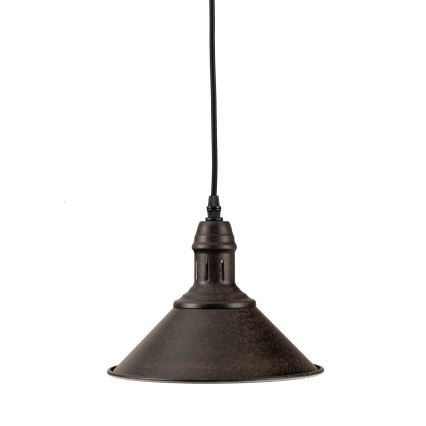 BRILAGI - Viseča svetilka na kablu FORGE 1xE27/60W/230V premer 22 cm rjava