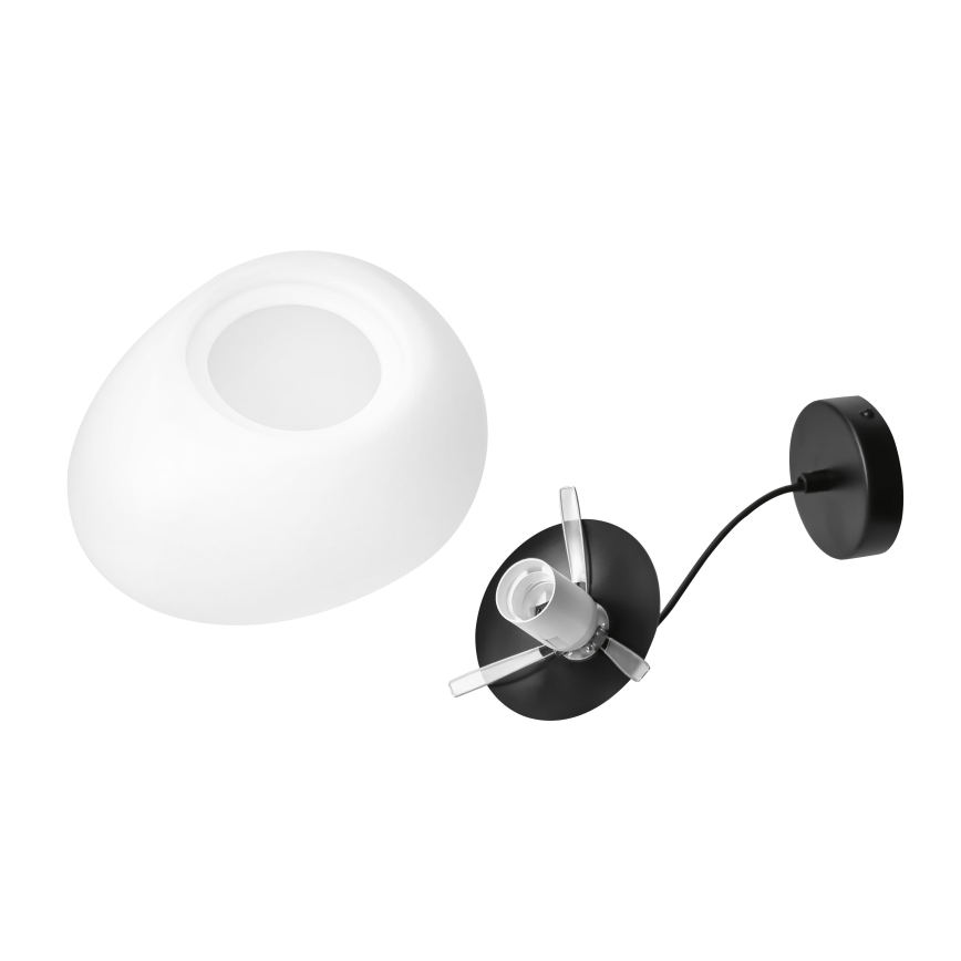 BRILAGI - Viseča svetilka na kablu PEBBLES 1xE27/40W/230V premer 30 cm črna