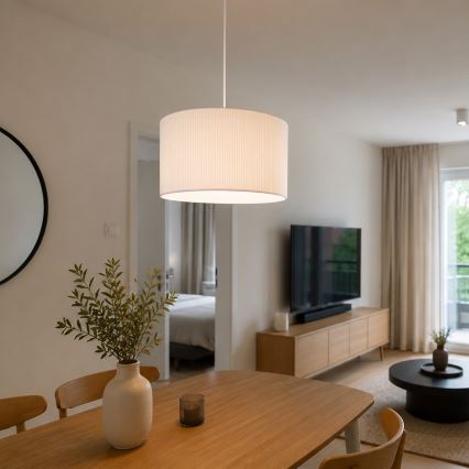 Brilagi - Viseča svetilka na kablu SIRIJA MODERN 1xE27/60W/230V, premer 35 cm, bela