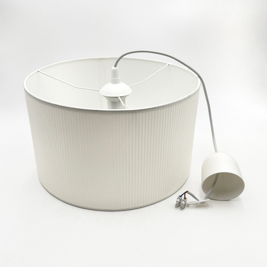 Brilagi - Viseča svetilka na kablu SIRIJA MODERN 1xE27/60W/230V, premer 35 cm, bela