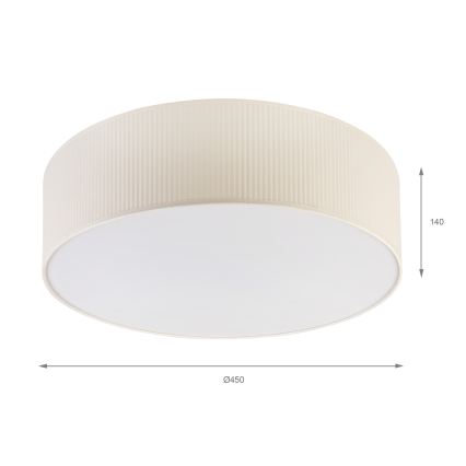 Brilagi - Viseča svetilka na kablu SIRIJA MODERN 1xE27/60W/230V, premer 35 cm, bela