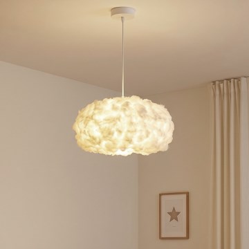 Brilagi - Viseča svetilka na kablu SOLEAIR 1xE27/60W/230V Ø 45 cm bela