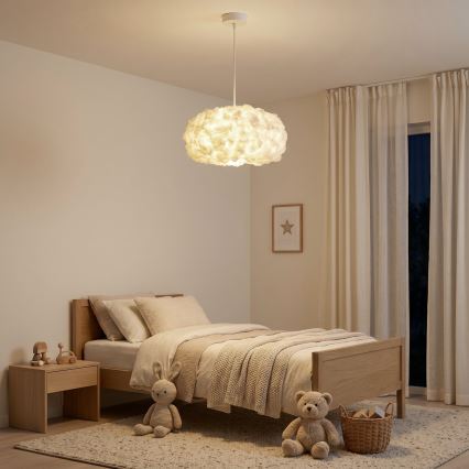 BRILAGI - Viseča svetilka na kablu SOLEAIR 1xE27/60W/230V Ø 45 cm bela