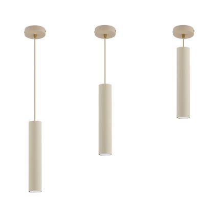 Brilagi - Viseča svetilka na kablu TUBE 1xGU10/15W/230V bež/zlata