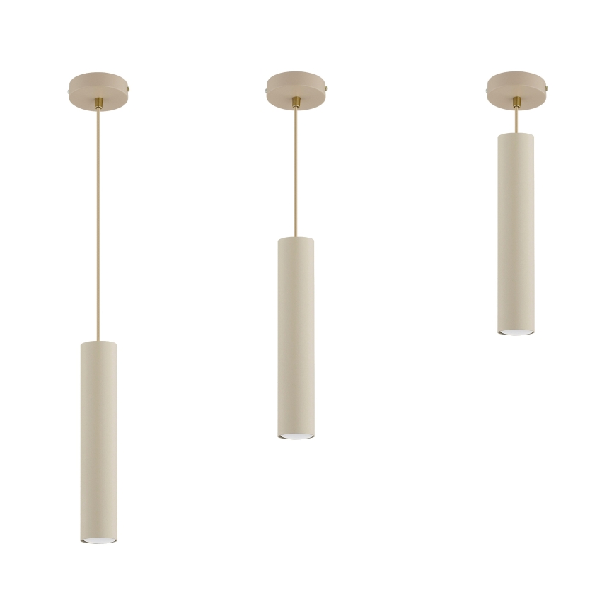 Brilagi - Viseča svetilka na kablu TUBE 1xGU10/15W/230V bež/zlata