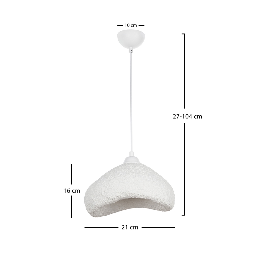 Brilagi - Viseča svetilka na kablu WABI SABI 1xE27/40W/230V, premer 30 cm, bela