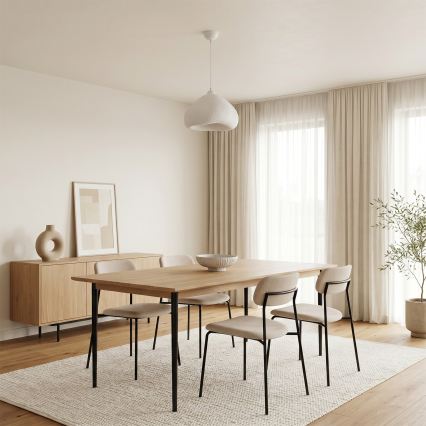 Brilagi - Viseča svetilka na kablu WABI SABI 1xE27/40W/230V premer 32 cm bela