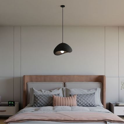 Brilagi - Viseča svetilka na kablu WABI SABI 1xE27/40W/230V premer 33 cm črna