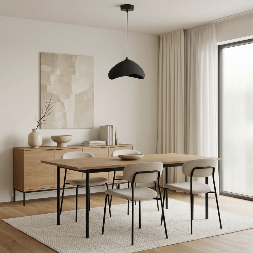 Brilagi - Viseča svetilka na kablu WABI SABI 1xE27/40W/230V premer 33 cm črna