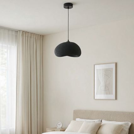 Brilagi - Viseča svetilka na kablu WABI SABI 1xE27/40W/230V premer 35 cm črna