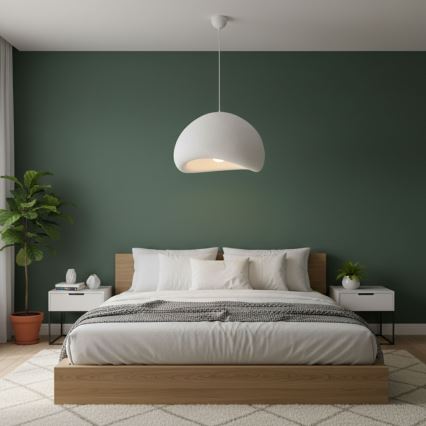 Brilagi - Viseča svetilka na kablu WABI SABI 1xE27/40W/230V Ø 50 cm bela