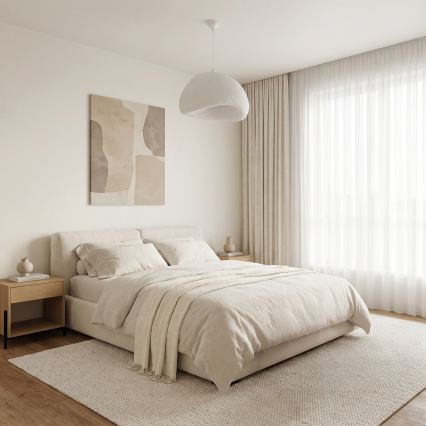 Brilagi - Viseča svetilka na kablu WABI SABI 1xE27/40W/230V Ø 50 cm bela