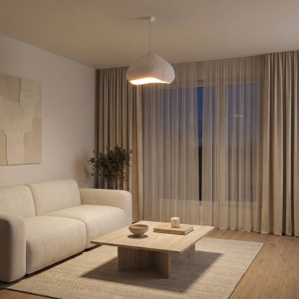 Brilagi - Viseča svetilka na kablu WABI SABI 1xE27/40W/230V Ø 50 cm bela
