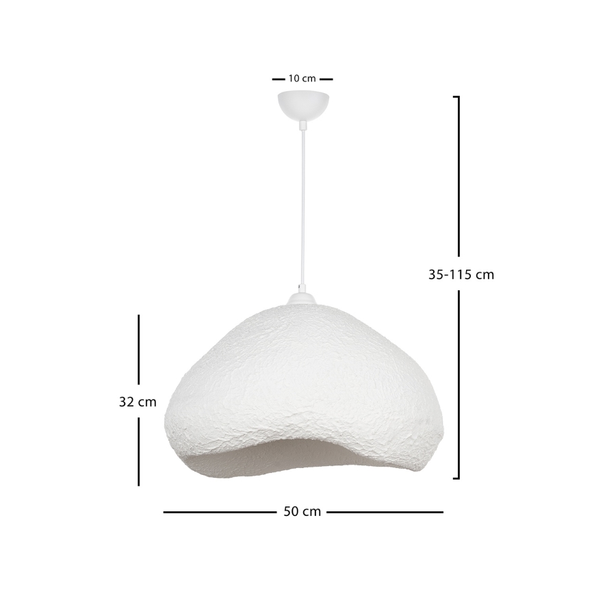 Brilagi - Viseča svetilka na kablu WABI SABI 1xE27/40W/230V Ø 50 cm bela