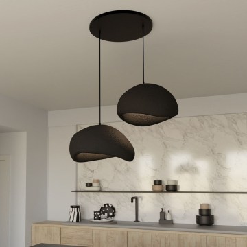 Brilagi - Viseča svetilka na kablu WABI SABI 2xE27/40W/230V, premer 60 cm, črna
