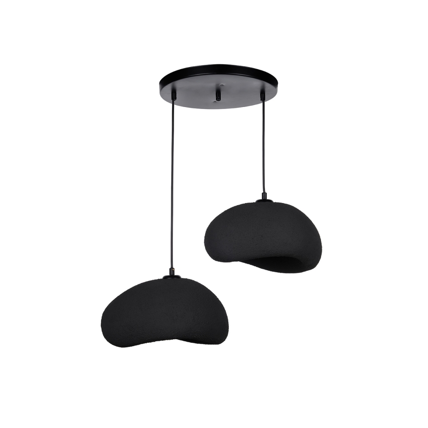 Brilagi - Viseča svetilka na kablu WABI SABI 2xE27/40W/230V, premer 60 cm, črna