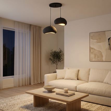 Brilagi - Viseča svetilka na kablu WABI SABI 2xE27/40W/230V, premer 60 cm, črna