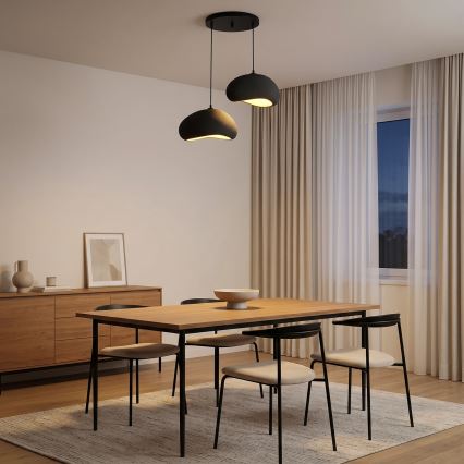 Brilagi - Viseča svetilka na kablu WABI SABI 2xE27/40W/230V, premer 60 cm, črna