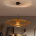 Brilagi - Viseča svetilka na vrvici CERIA BOHO 1xE27/40W/230V premer 70 cm črna/rjava
