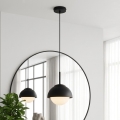 BRILAGI - Viseča svetilka na vrvici COSMO 1xE27/60W/230V premer 18 cm črna
