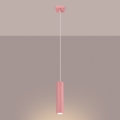 Brilagi - Viseča svetilka na vrvici CRESTO 1xGU10/10W/230V roza