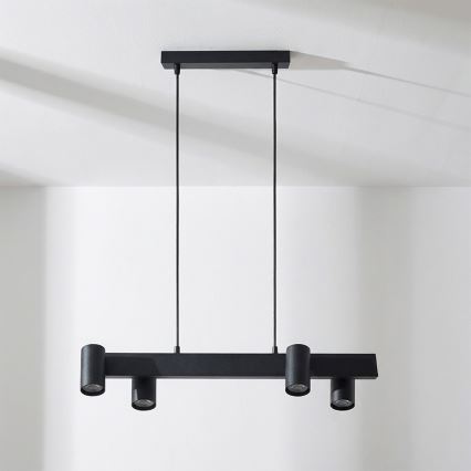 Brilagi - Viseča svetilka SELE na kablu 4xGU10/30W/230V črna