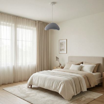 Brilagi - Viseča svetilka WABI SABI, 1xE27/40W/230V, premer 33 cm, siva