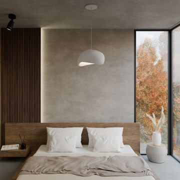 Brilagi - Viseča svetilka WABI SABI 1xE27/40W/230V, premer 35 cm, bela