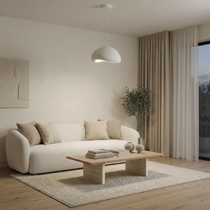 Brilagi - Viseča svetilka WABI SABI 1xE27/40W/230V, premer 35 cm, bela