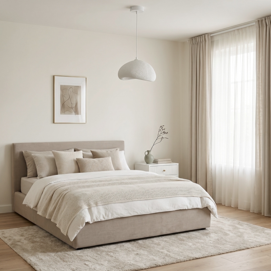 Brilagi - Viseča svetilka WABI SABI 1xE27/40W/230V, premer 35 cm, bela