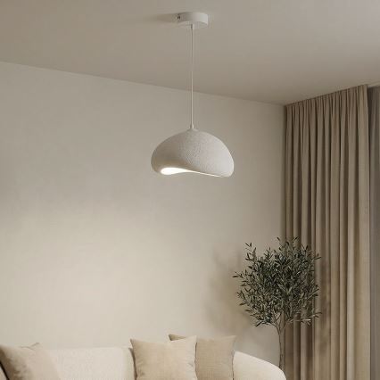 Brilagi - Viseča svetilka WABI SABI 1xE27/40W/230V, premer 35 cm, bela