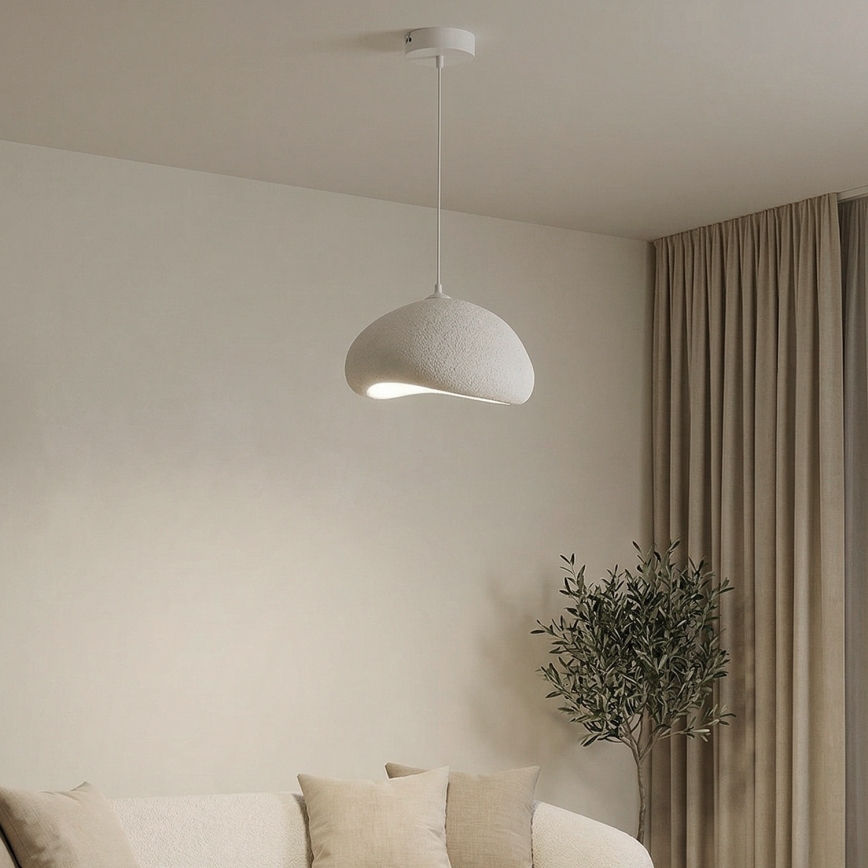 Brilagi - Viseča svetilka WABI SABI 1xE27/40W/230V, premer 35 cm, bela
