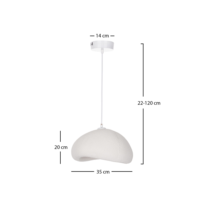 Brilagi - Viseča svetilka WABI SABI 1xE27/40W/230V, premer 35 cm, bela