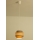 Brilagi - Viseča svetilka z napajalnim kablom RESNA 1xE27/60W/230V premer 20 cm rjava/bežna