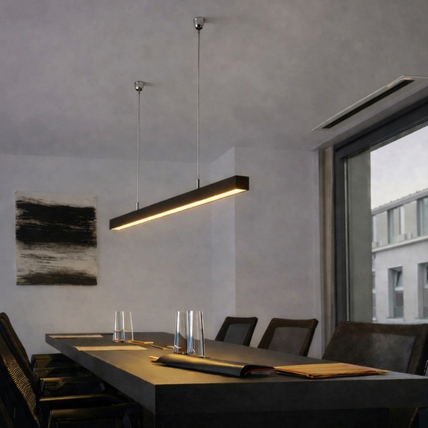 Brilagi - LED viseče svetilo FULLDAY LED/20/30/40W/230V 2700/4000/6000K 120 cm črno
