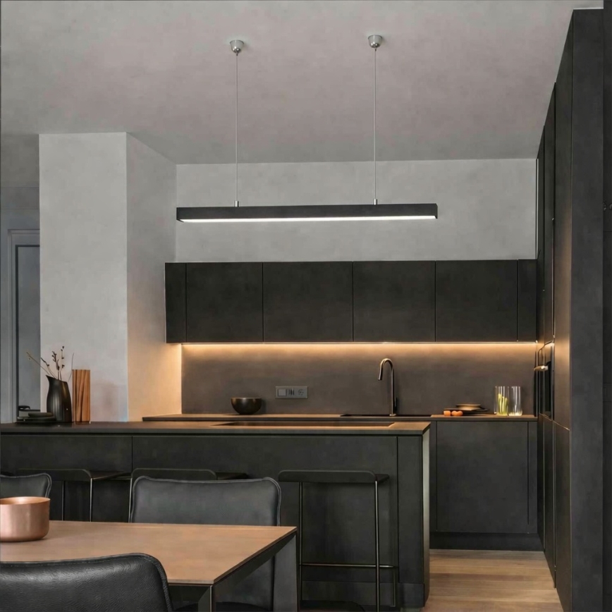 Brilagi - LED viseče svetilo FULLDAY LED/20/30/40W/230V 2700/4000/6000K 120 cm črno