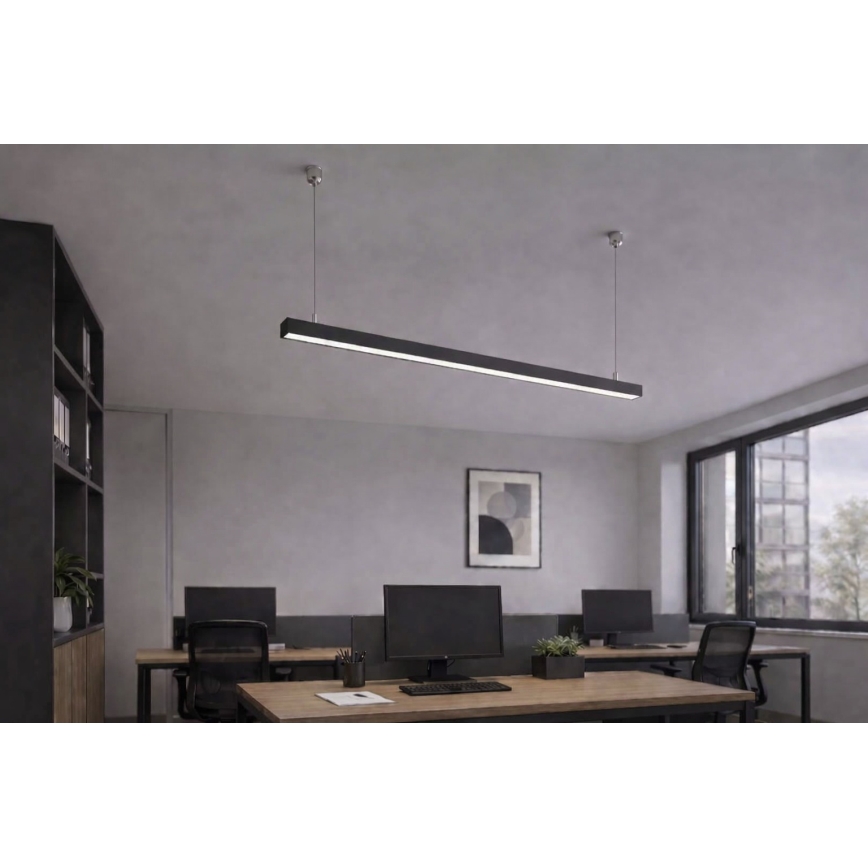 Brilagi - LED viseče svetilo FULLDAY LED/20/30/40W/230V 2700/4000/6000K 120 cm črno