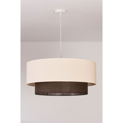 Brilagi - viseči LED lestenec na vrvici BOHO STYLE 3xE27/15W/230V premer 60 cm kremna/rjava