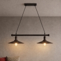 BRILAGI - Viseči lestenec FORGE na vrvici 2xE27/60W/230V, rjav