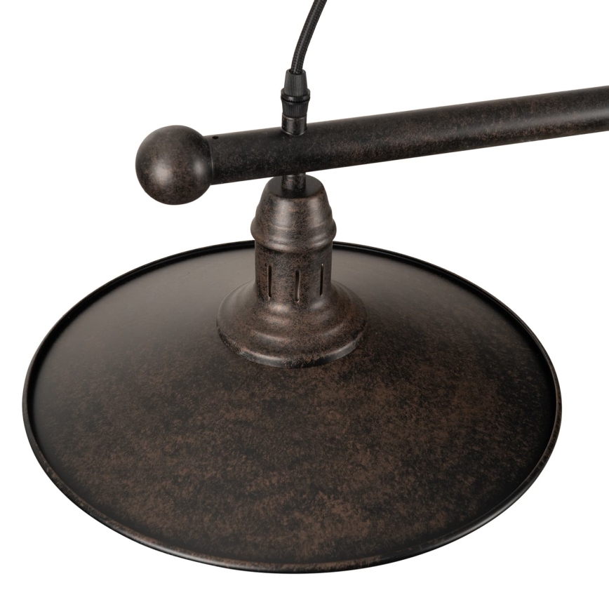 BRILAGI - Viseči lestenec FORGE na vrvici 2xE27/60W/230V, rjav