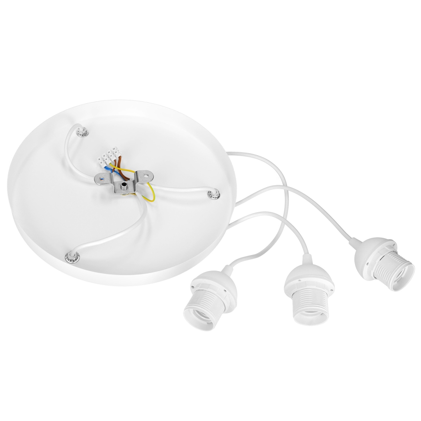 Brilagi - Viseči lestenec na jekleni vrvici RESNA 3xE27/60W/230V Ø 45 cm bež