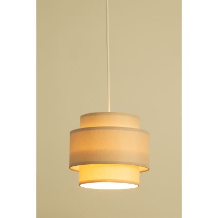 Brilagi - Viseči lestenec na jekleni vrvici RESNA 3xE27/60W/230V Ø 45 cm bež