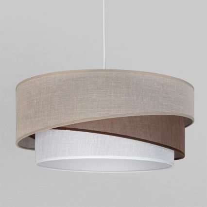 Brilagi - Viseči lestenec na kablu ARROW 1xE27/60W/230V premer 45 cm bež/rjava/bela