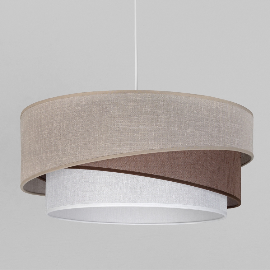 Brilagi - Viseči lestenec na kablu ARROW 1xE27/60W/230V premer 45 cm bež/rjava/bela