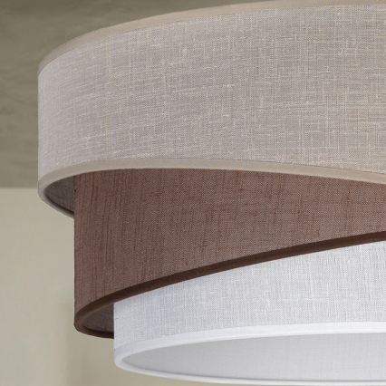 Brilagi - Viseči lestenec na kablu ARROW 1xE27/60W/230V premer 45 cm bež/rjava/bela