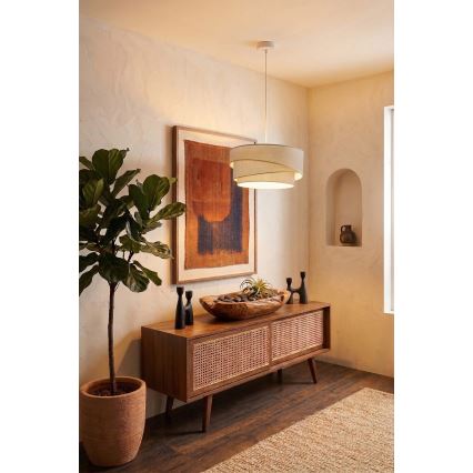 Brilagi - Viseči lestenec na kablu ARROW 1xE27/60W/230V Ø 45 cm bež