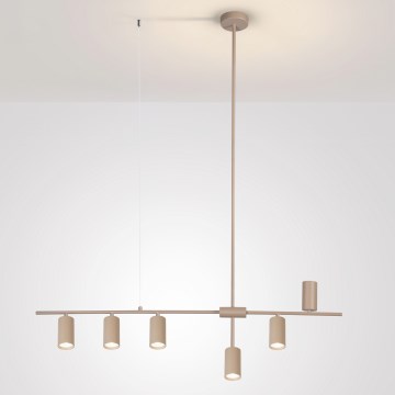 Brilagi - Viseči lestenec na kablu CRANE 6xGU10/30W/230V bež